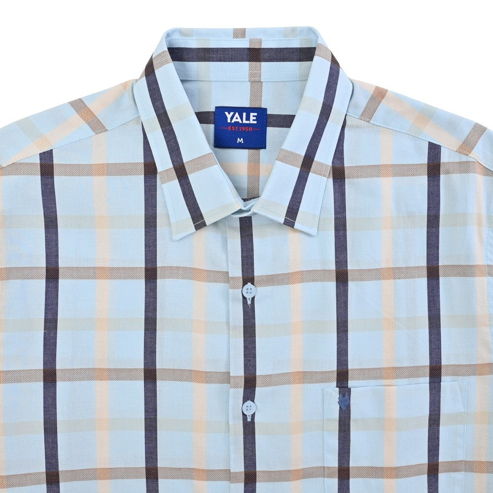 Camisa casual Yale Regular Fit Manga corta 7747 Verde