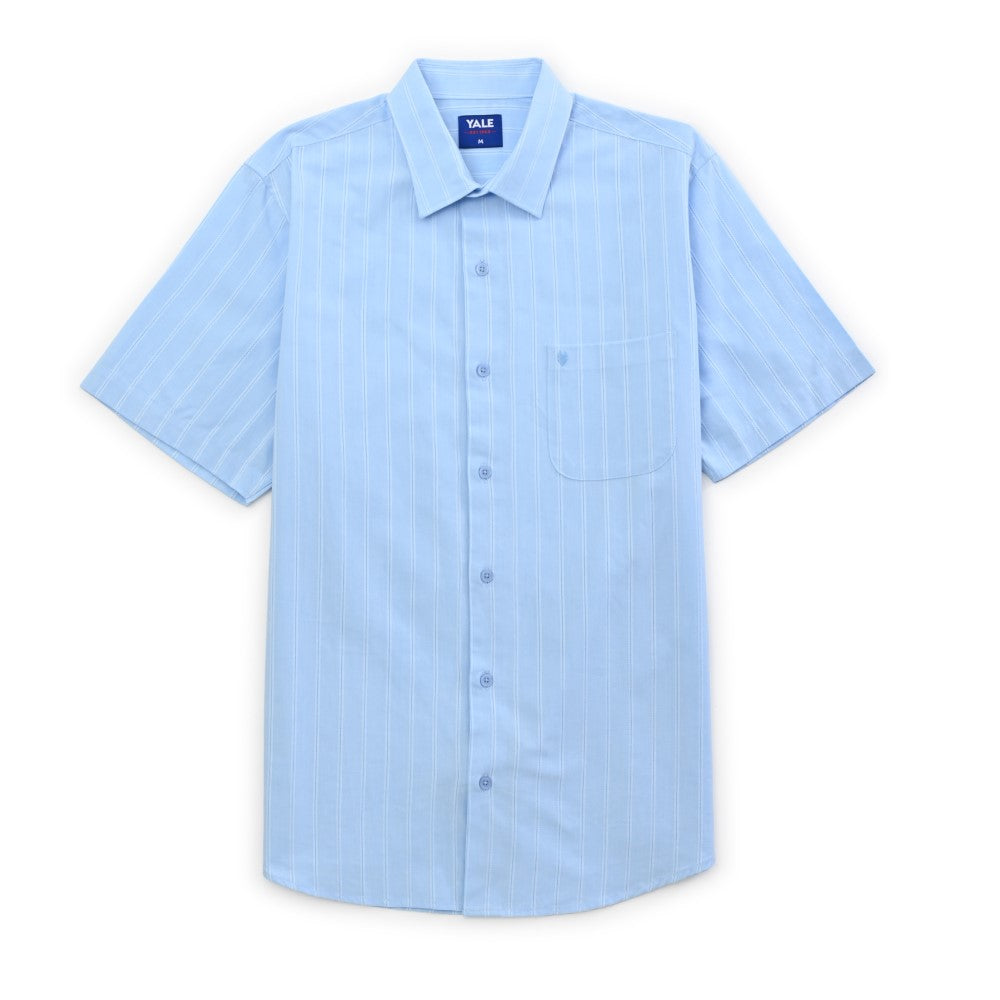 Camisa casual Yale Regular Fit Manga corta 7763 Azul Cielo