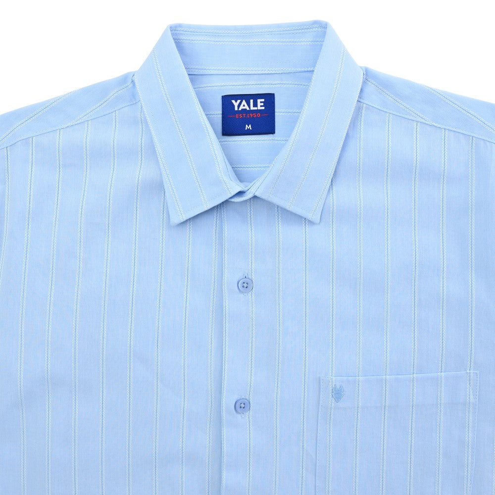 Camisa casual Yale Regular Fit Manga corta 7763 Azul Cielo