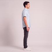 Camisa casual Yale Regular Fit Manga corta 7763 Verde