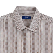 Camisa Yale Para Caballero Manga Corta Regular Fit 8204 Avellana