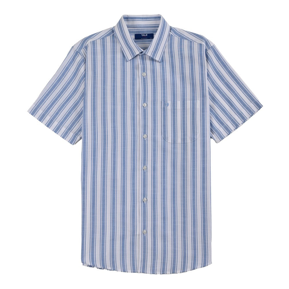 Camisa Yale Para Caballero Manga Corta Regular Fit 8206 Rosa