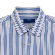 Camisa Yale Para Caballero Manga Corta Regular Fit 8206 Azul Plumbago