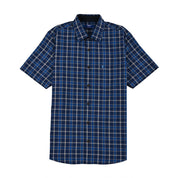 Camisa Yale Para Caballero Manga Corta Regular Fit 8201 Azul Marino