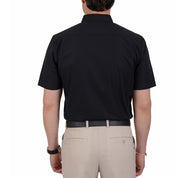 Camisa Casual Yale Manga Corta Lisa Regular Fit 2202