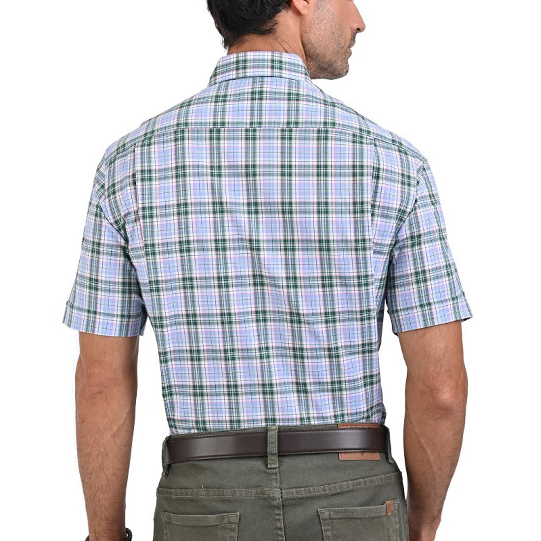 Camisa Yale Manga Corta Regular Fit 2607 Morada