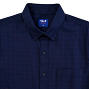 Camisa casual Yale Regular Fit Manga corta 7758 Azul marino