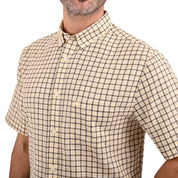 Camisa Yale Manga Corta Regular Fit 2208 Amarilla