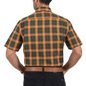 Camisa Yale Manga Corta Regular Fit 2614 Oxido