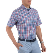 Camisa Yale Manga Corta Regular Fit 3612 Rosa