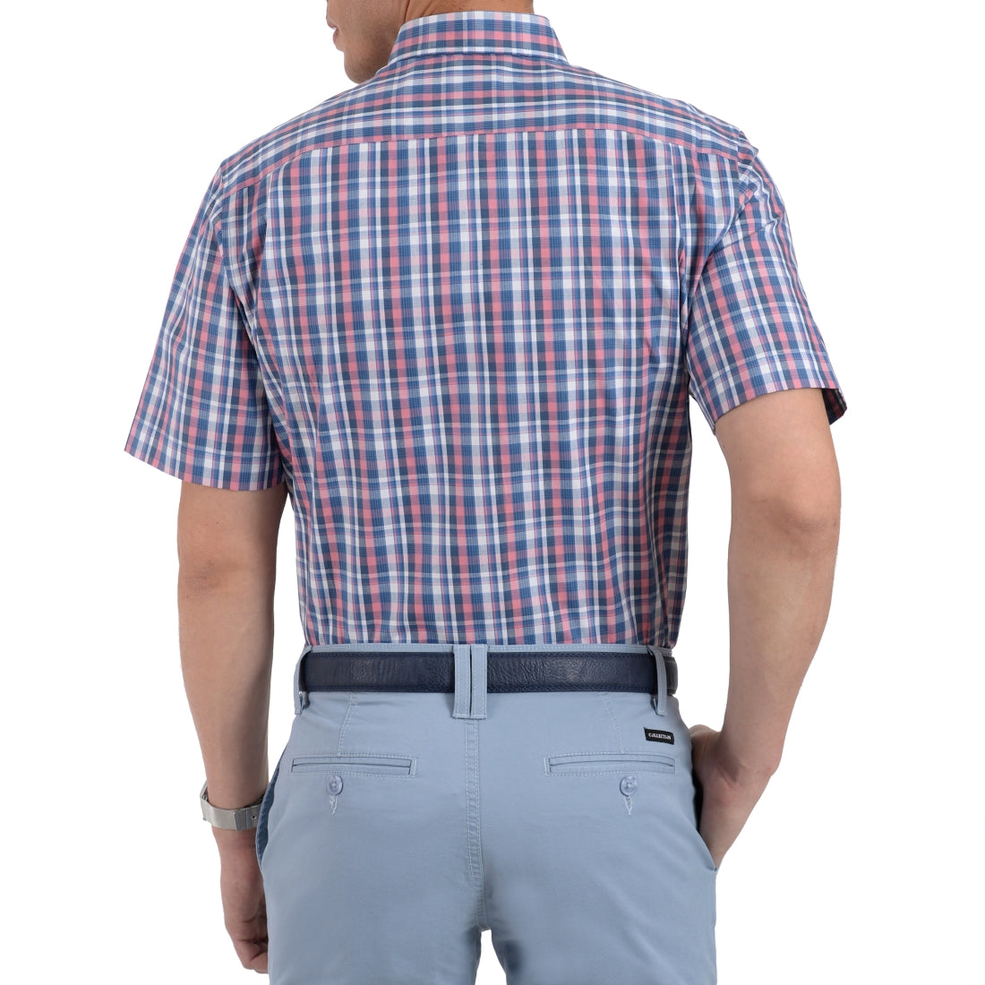 Camisa Yale Manga Corta Regular Fit 3612 Rosa