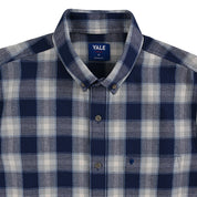 Camisa Yale Para Caballero Manga Corta Regular Fit 8046 Azul Rey