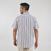 Camisa Yale Para Caballero Manga Corta Regular Fit 8197 Café