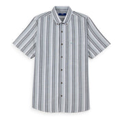 Camisa Yale Para Caballero Manga Corta Regular Fit 8197 Pistache