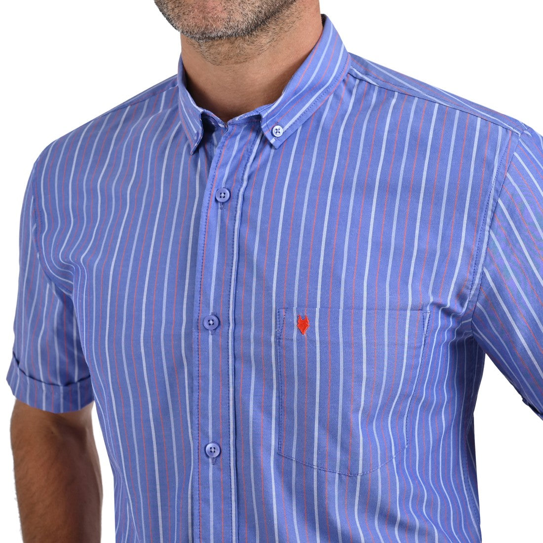 Camisa Yale Manga Corta Slim Fit  2191.