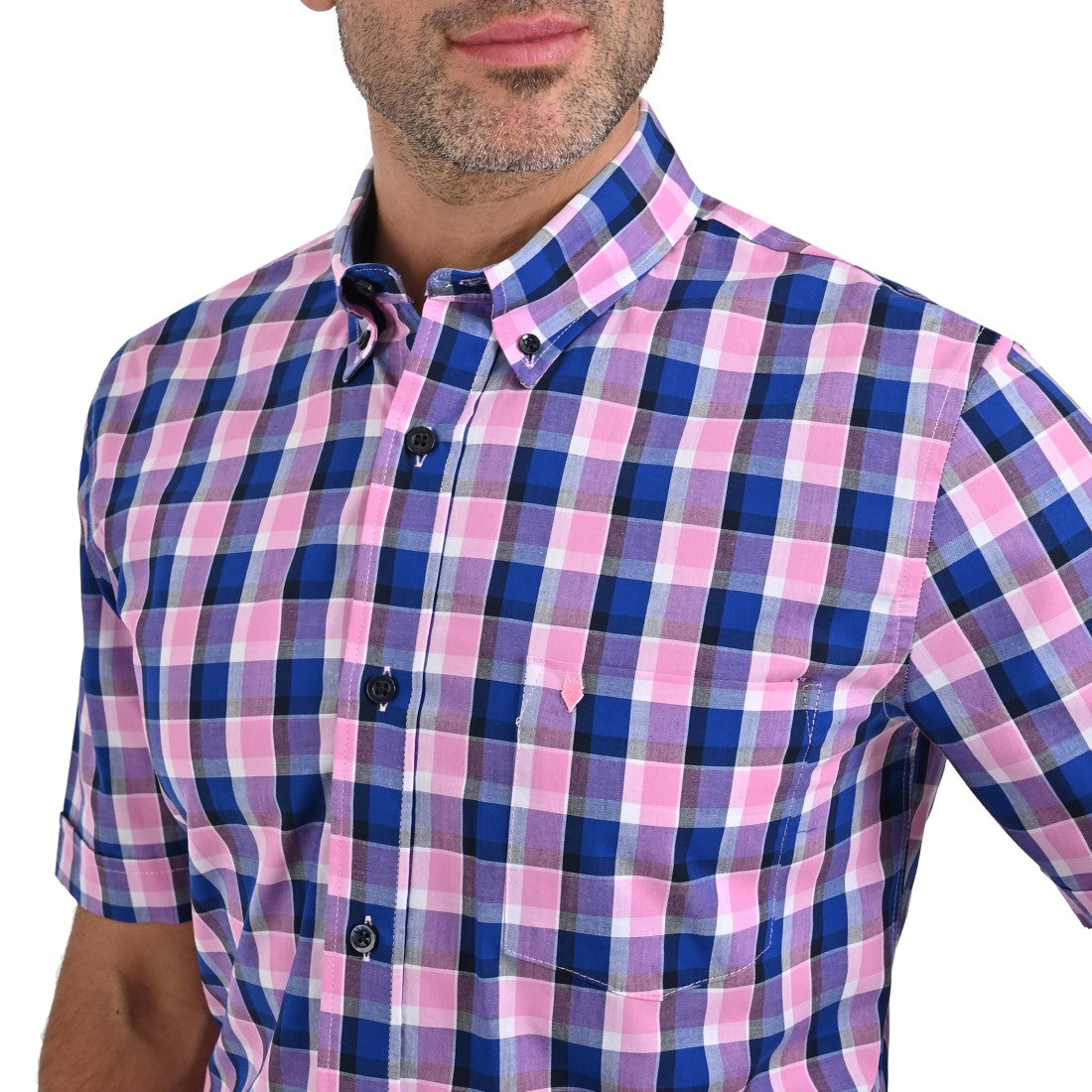 Camisa Yale Manga Corta Slim Fit  2276.