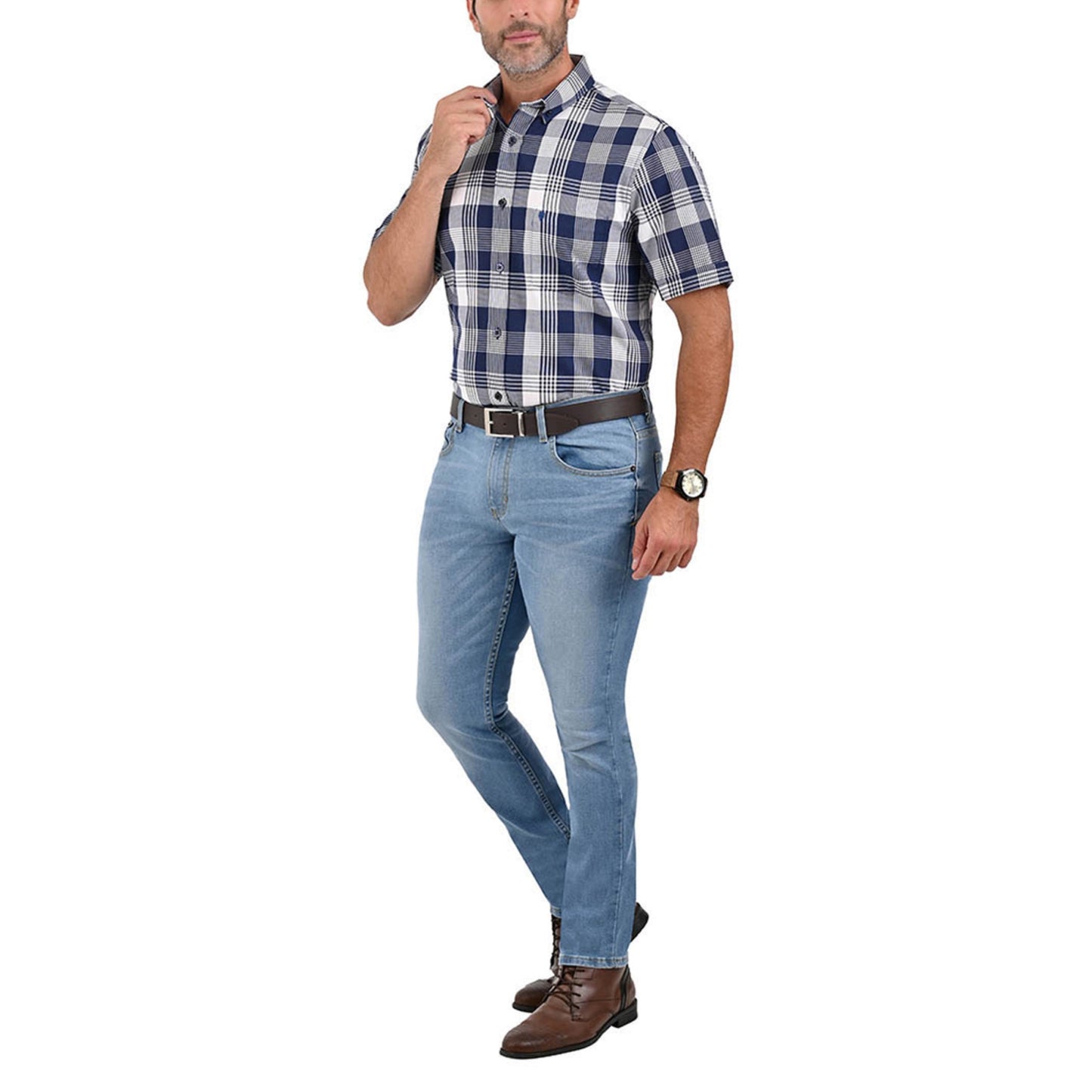 Camisa Yale Manga Corta Regular Fit 3828
