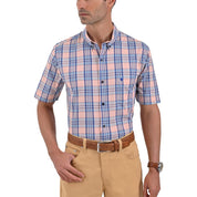 Camisa Yale Manga Corta Regular Fit 2568 Coral