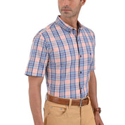 Camisa Yale Manga Corta Regular Fit 2568 Coral