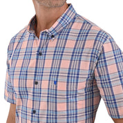 Camisa Yale Manga Corta Regular Fit 2568 Coral