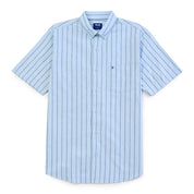 Camisa casual Yale Regular Fit Manga corta 7746 Azul