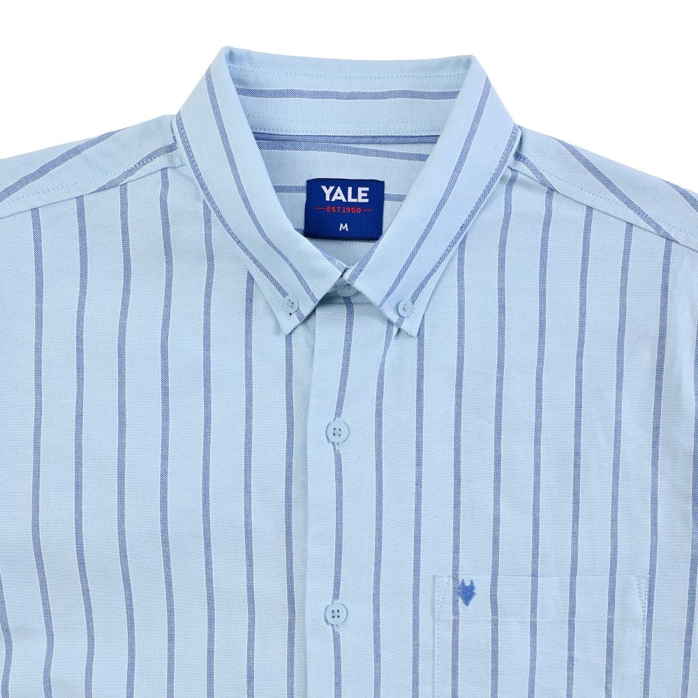 Camisa casual Yale Regular Fit Manga corta 7746 Azul