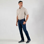 Camisa casual Yale Regular Fit Manga corta 7746 Arena