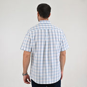 Camisa casual Yale Regular Fit Manga larga 7769 Azul