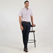 Camisa casual Yale Regular Fit Manga corta 7769 Coral