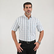 Camisa casual Yale Regular Fit Manga corta 7769 Verde