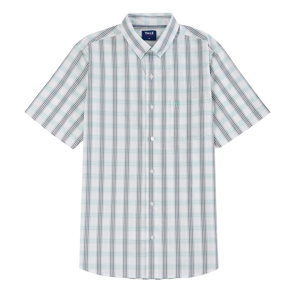 Camisa casual Yale Regular Fit Manga corta 7769 Verde