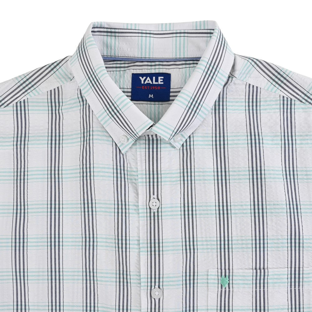 Camisa casual Yale Regular Fit Manga corta 7769 Verde