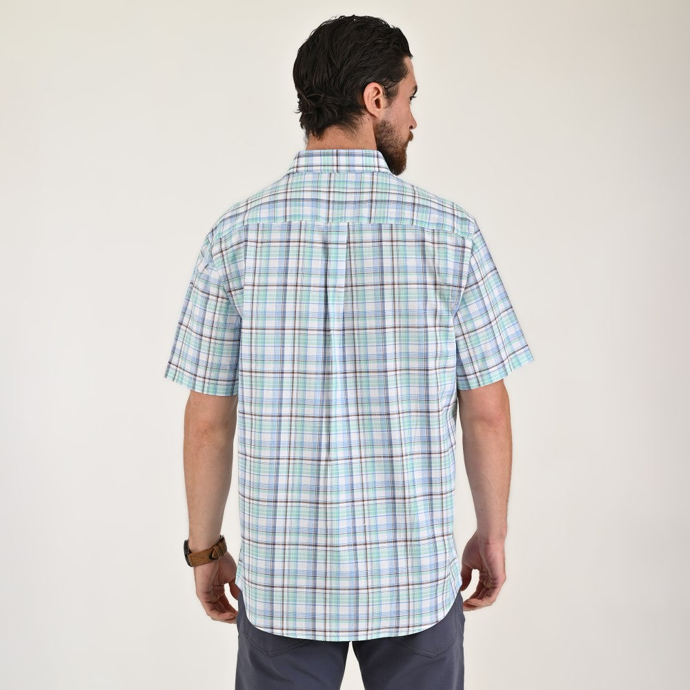 Camisa casual Yale Regular Fit Manga corta 7778 Verde