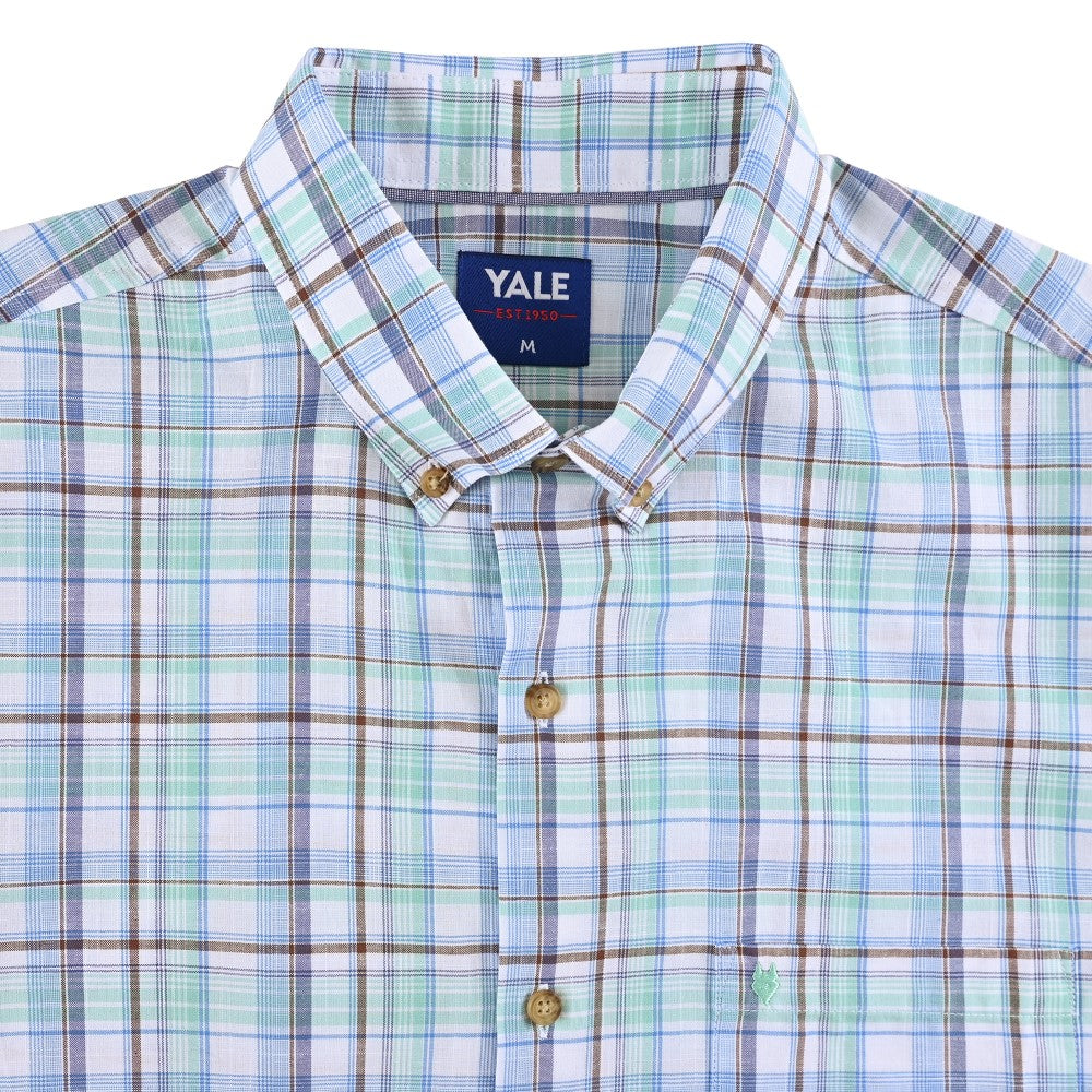 Camisa casual Yale Regular Fit Manga corta 7778 Verde