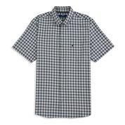 Camisa Yale Para Caballero Manga Corta Regular Fit 7913 Gris