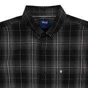 Camisa Yale Para Caballero Manga Corta Regular Fit 8045 Negro