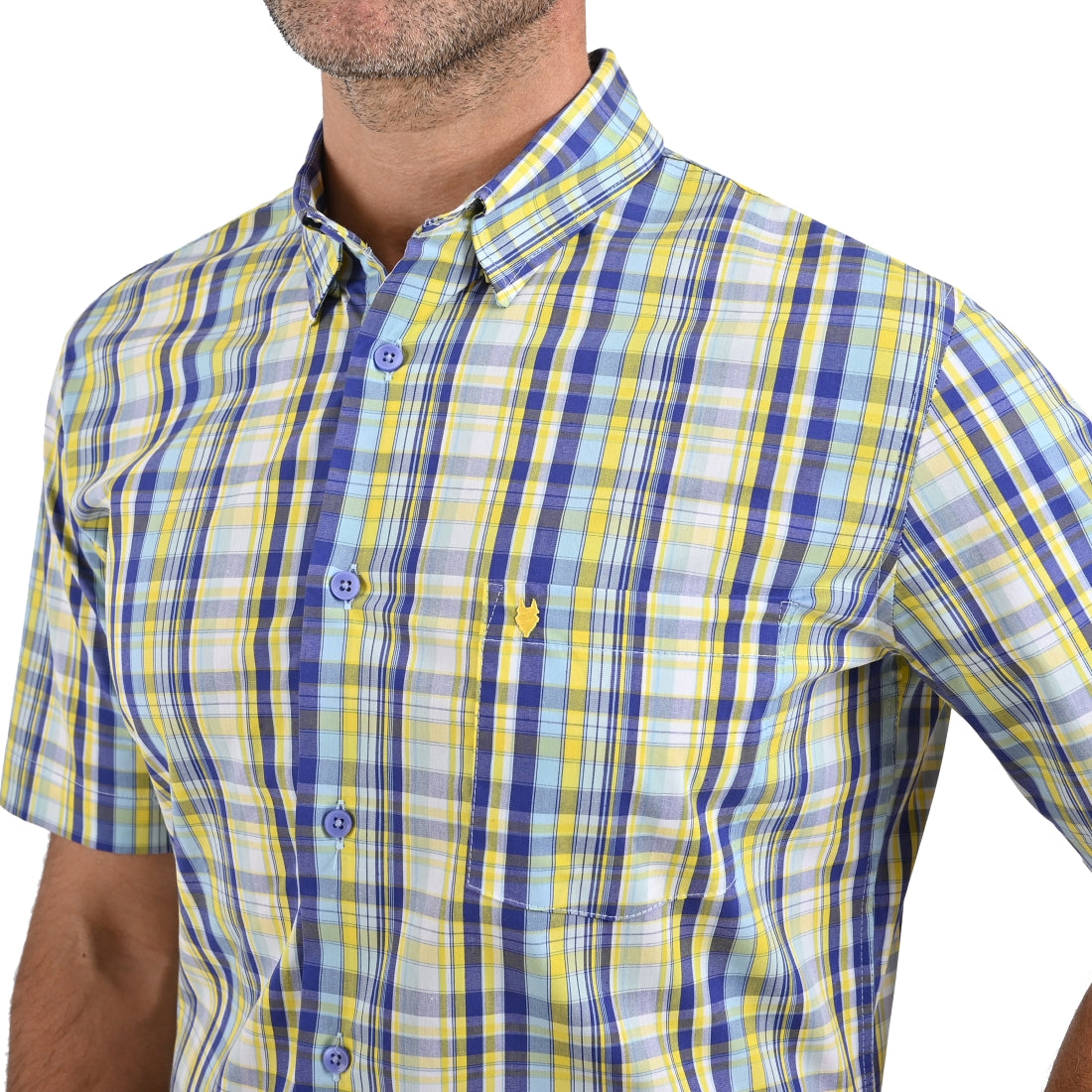 Camisa Yale Manga Corta Slim Fit  2262.