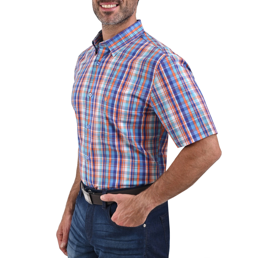 Camisa Yale Manga Corta Slim Fit  2262.