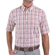 Camisa Yale Manga Corta Slim Fit 2267 Amarillo