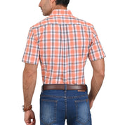 Camisa Yale Manga Corta Regular Fit 3830  Naranja