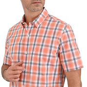 Camisa Yale Manga Corta Regular Fit 3830  Naranja
