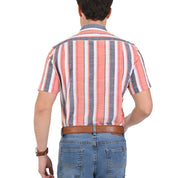 Camisa Yale Manga Corta Regular Fit 3826  Naranja