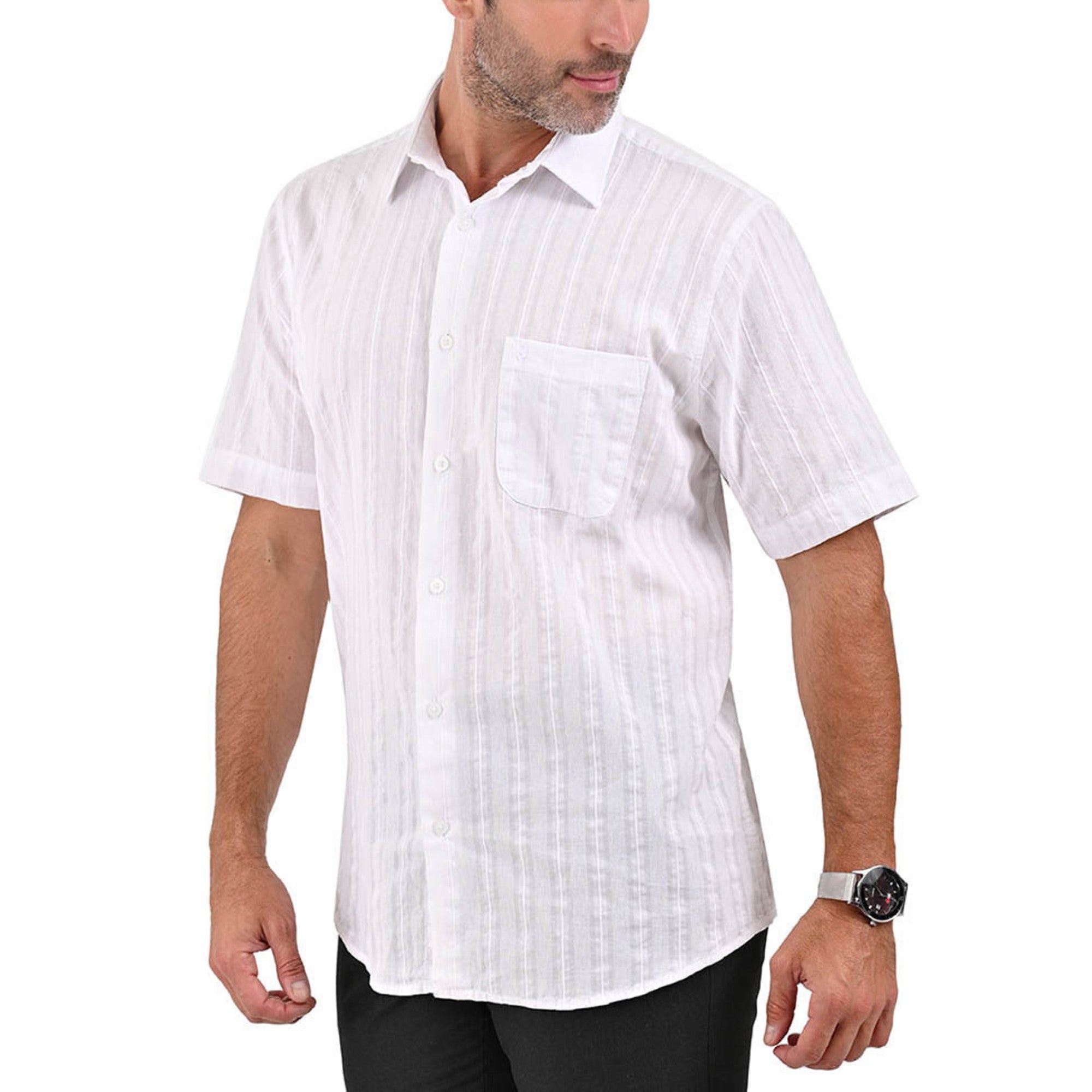 Camisa Yale Manga Corta Regular Fit 3827