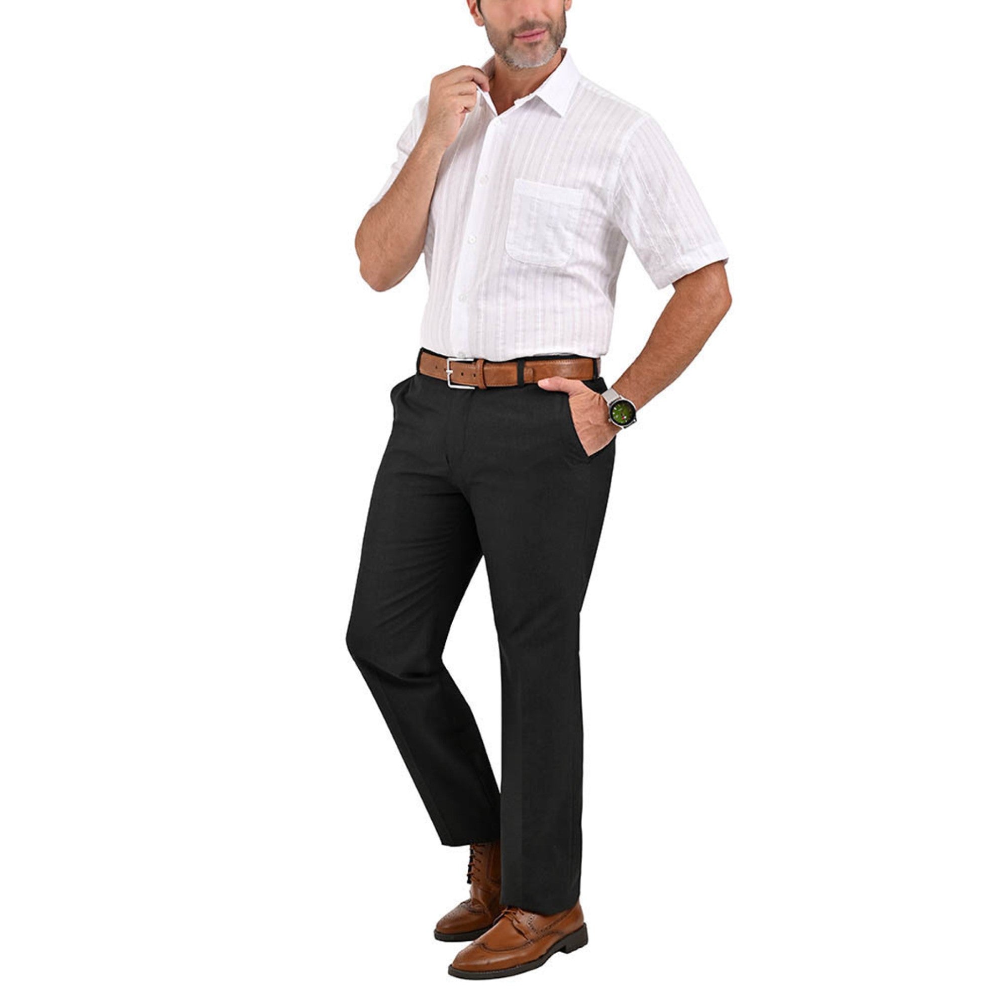 Camisa Yale Manga Corta Regular Fit 3827