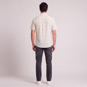Camisa casual Yale Regular Fit Manga corta 7748 Azul
