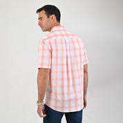 Camisa casual Yale Regular Fit Manga corta 7761 Coral