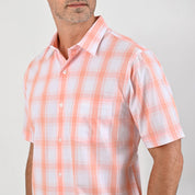 Camisa casual Yale Regular Fit Manga corta 7761 Coral