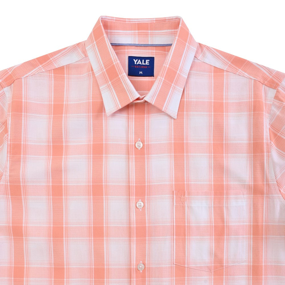 Camisa casual Yale Regular Fit Manga corta 7761 Coral