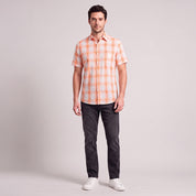 Camisa casual Yale Regular Fit Manga corta 7761 Verde