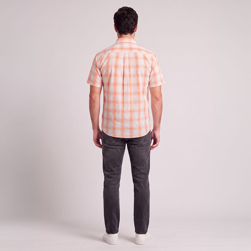 Camisa casual Yale Regular Fit Manga corta 7761 Verde